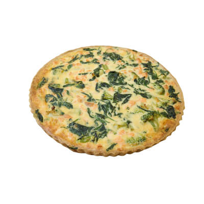 quiche s lososem